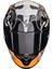 Exo R1 Evo Fım Onaylı Racing Spor Motosiklet Kaskı Siyah Gri Oranj 2