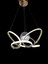 Lotus Orta Büyük Top Gold LED Avize 1