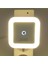 Kare LED Gece Lambası 0,5W, Işıklı, Fişli, Fotosel Sensörlü, 5'li Sarı Set 2