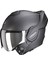 Exo-Tech Evo Carbon Çene Açılabilir Motosiklet Kaskı Mat Siyah 4