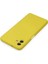 Samsung Galaxy A04E Kılıf Nano Içi Kadife Silikon - Sarı 4
