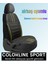 Citroen C-Elysée Alure -Active 2012-2017 Colorline Sport Serisi Deri Siyah Sarı Koltuk Kılıfı 2