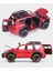 53522-25B Kutulu 1:22 Kırmızı Sesli ve Işıklı Metal Çek-Bırak Model Araba 5