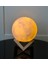 3D Ay Mom Sarı Gece Lambası ve Stand Hediye, Renkli ve Şık Tasarım 3