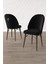 Calvin Barok Desen 80X132 Açılabilir Mdf Masa Yemek Odası Takımı, Mutfak Takımı 6 Adet Sandalye 4