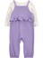 Little Layette Kız Bebek Mor Salopet Set 2
