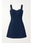 Strappy Denim Mini Elbise 2