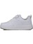 Beyaz Ultra Hafif Düz Unisex Çocuk Sneaker 3