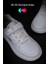 Beyaz Ultra Hafif Düz Unisex Çocuk Sneaker 4