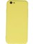 iPhone 6 Plus Kılıf Nano Içi Kadife Silikon - Sarı 1