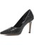 Kadın Siyah Parlak Ince Topuklu Stiletto 4