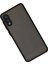 Samsung Galaxy A02 Kılıf Montreal Silikon Kapak - Siyah 2