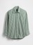 Kadın Yeşil Organik Pamuk Poplin Big Gömlek 2