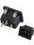 IC-212B C14 Power Soket Erkek Kulaksız As-04 1