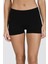Kadın Siyah Taktel Dikişsiz Mini Şort Boxer 2008 1