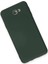 Samsung Galaxy J7 Prime Kılıf Nano Içi Kadife Silikon - Koyu Yeşil 2