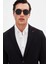 Slim Fit Siyah Düz Kumaş Ceket 3