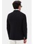 Slim Fit Siyah Düz Kumaş Ceket 6