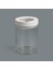 Vakumlu Cam Kavanoz - Şeffaf / Beyaz - 400 ml 1