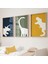 Mc Home Art Doğal Ahşap Çerçeveli Uv Baskı 3'lü Dinazor Desenli Tablo Seti Modern & Şık Çocuk Odası Duvar Dekoru 1