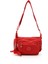 Suya Dayanıklı Kadın Çok Gözlü Kırmızı Omuz Çantası 5