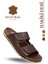 Hakiki Deri Erkek Terlik Doğal Deri Terlik C Kahve 3