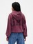 Kadın Bordo Gap Logo Vintagesoft Crop Fleece Sweatshirt 4
