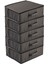 5'li Set 53 x 44 x 21 cm Baza Altı & Dolap Içi Organizer, Yorgan & Yastık Düzenleyici Hurç Antrasit 1