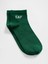 Kadın Yeşil Gap Logo Quarter Crew Çorap 1