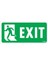 Exit Sol Uyarı Levhası 17,5X25 KOD:950 1