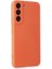 Samsung Galaxy S22 Plus Kılıf Nano Içi Kadife Silikon - Turuncu 2