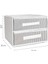 2 Bölmeli Kumaş Çekmece Organizer – 31 x 30 x 22 cm 3