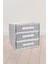 3 Bölmeli Kumaş Çekmece Organizer – 32 x 32 x 32 cm 3