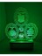3D LED Gece Lambası Sevgiliye Hediye Masa Lambası Dualı Yeşil 1