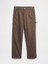 Erkek Kahverengi Relaxed Washwell Pantolon 2
