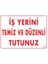 Temizlik Düzen Uyarı Levhası 25X35 KOD:1200 1