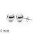 925 Ayar Gümüş Top Küpe - 4 mm (EA1160221) (491491) 1