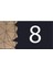 Modern Aynalı Kapı Numarası, Şık Altın Renkli Tasarım, 8 Numara. 1