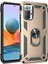 Xiaomi Redmi Note 10 Pro Kılıf Sofya Yüzüklü Silikon Kapak - Gold 1