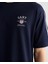 Erkek Lacivert Relaxed Fit Bisiklet Yaka Logolu T-Shirt 5