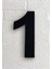 15 cm Siyah Kapı Numarası No 1, Şık ve Görünür Tasarım 1