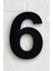 Şık Siyah Kapı Numarası 15 Cm, Modern ve Dayanıklı Tasarım 1