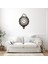 Duvar Saati Tavuskuşu Temalı Büyük Polyester Saat No.1 50 x 70 cm 2