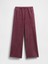 Kadın Bordo Vintagesoft Baggy Wide-Leg Pantolon 2