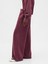Kadın Bordo Vintagesoft Baggy Wide-Leg Pantolon 5