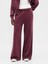 Kadın Bordo Vintagesoft Baggy Wide-Leg Pantolon 6