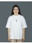 Godbunny | Beyaz Renk Baskılı Kadın T-Shirt | Oversize 2