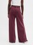 Kadın Bordo Vintagesoft Baggy Wide-Leg Pantolon 4
