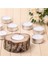 Beyaz Tealight Mum, 10'lu, 4 Saat Yanmalı, Şık ve Sade Aydınlatma Ürünü 2