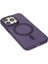 iPhone 15 Pro Kılıf Lodos Magneticsafe Mat Kapak - Mor 4